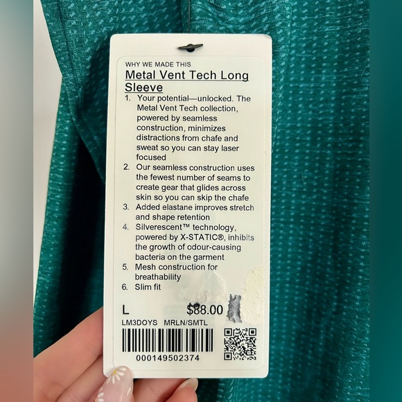 Lululemon Men’s Long Sleeve - Size L (With Tags On!) - Picture 3 of 3